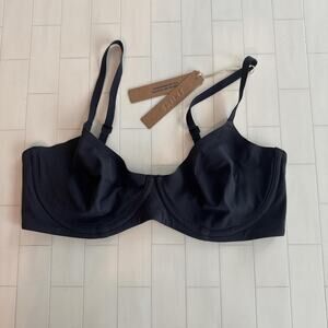 NWT SKIMS Fit Everybody Unlined Demi Bra - onyx 34D*